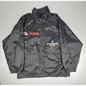 Vintage Chase Authentics #3 Dale Earnhardt Sr. Jacket XXL Black Nascar Full-Zip.